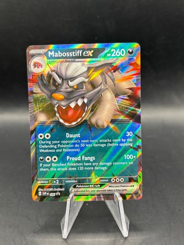 MABOSTIFF EX 086 SVP EN BLACK STAR PROMO HOLO NM CENTERED