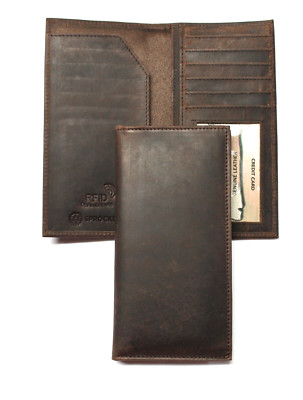 Crazy Horse Leather RFID Safe Roper Wallet