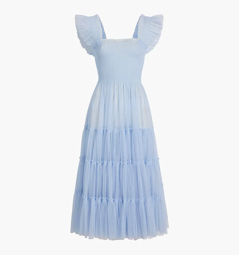 NWOT Hill House The Tulle Ellie Nap Dress Powder Blue Tulle XXL