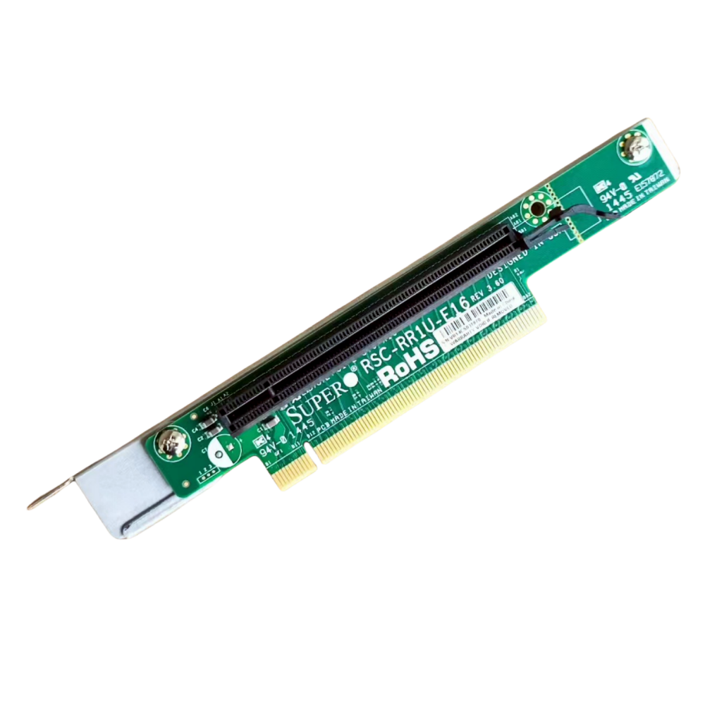 Supermicro Pcie Riser Card Supermicro PCI-E X16 2.0 Horizontal Riser Card RSC-RR1U-E16 1U Server ...