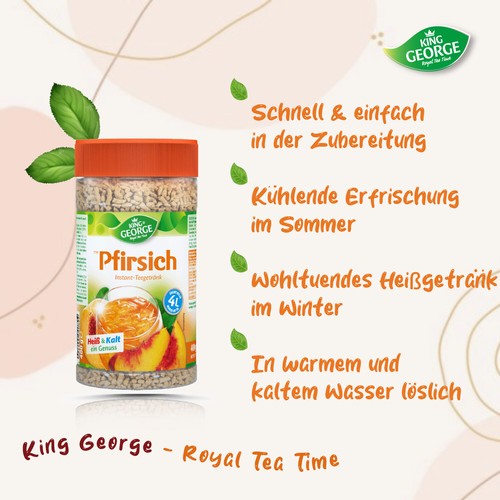 KING GEORGE Instant Tee Getränkepulver Krümeltee alle Sorte - Bild 43 von 78