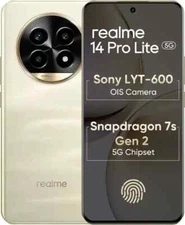 realme 14 Pro Lite 5G RMX3990 Factory Unlocked Dual SIM-8GB RAM -NO USA TARIFFS