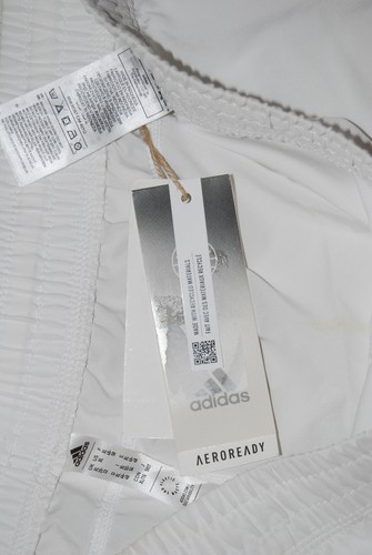 NWT adidas Women's White Pacer Three Stripe Woven Shorts sz XL - Picture 9 of 10