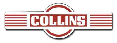 Collins Vintage Radio 5.5'' x 1.8'' Sticker