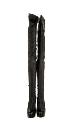 CHRISTIAN LOUBOUTIN THIGH HIGH OVER THE KNEE PLATFORM BOOTS