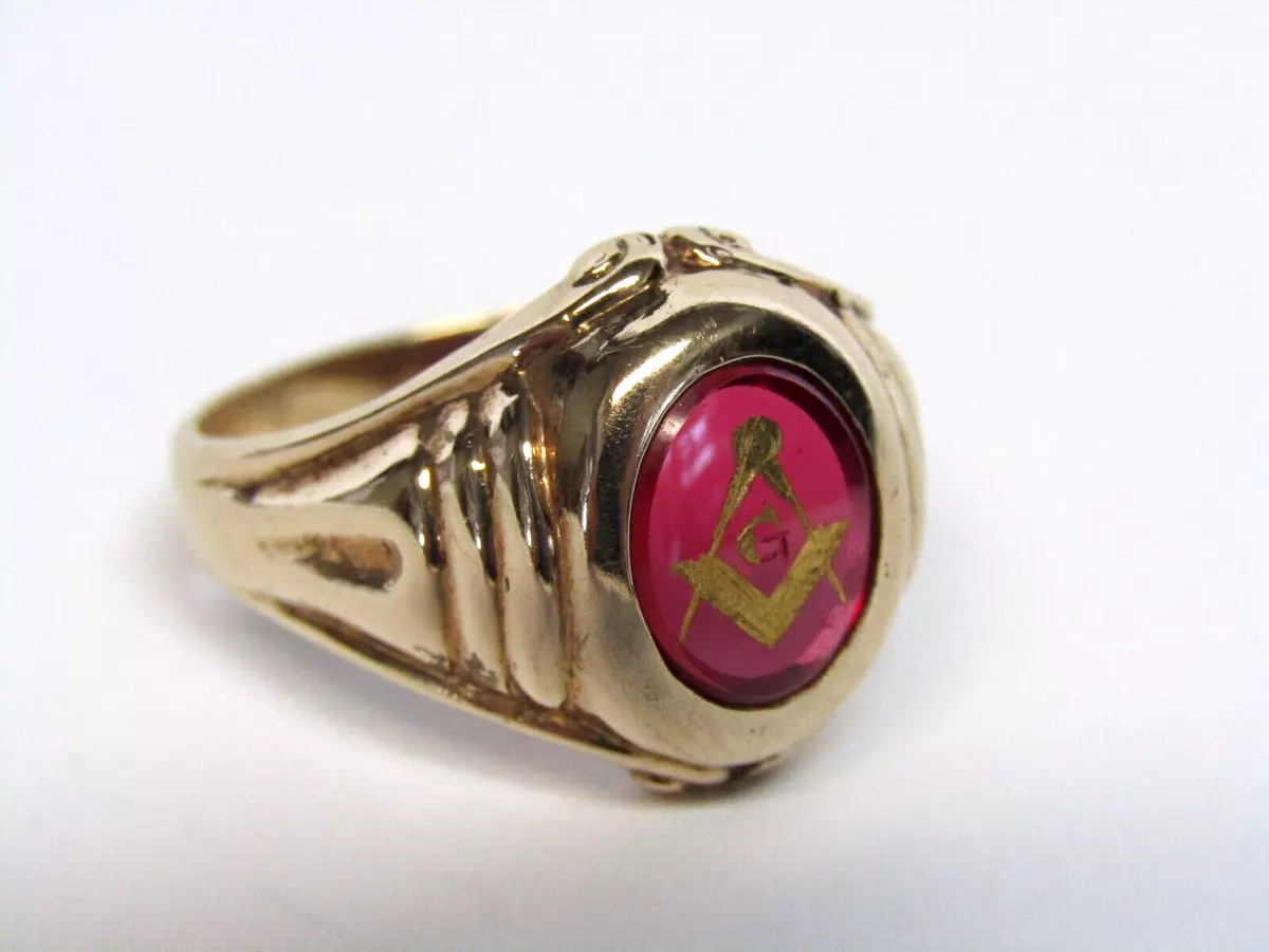 Freemason online ring red