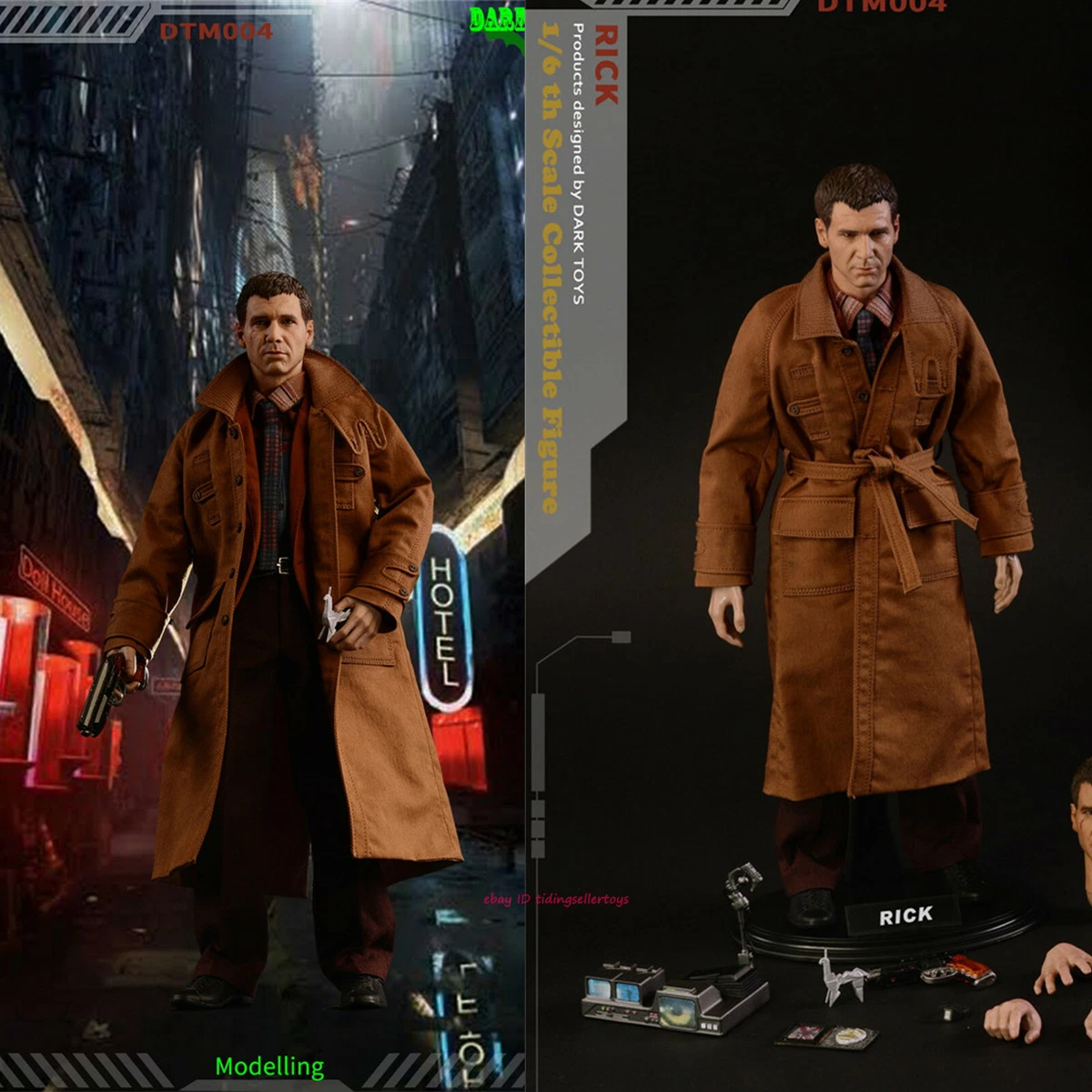 DARK TOYS Rick Blade Runner 1 6 12