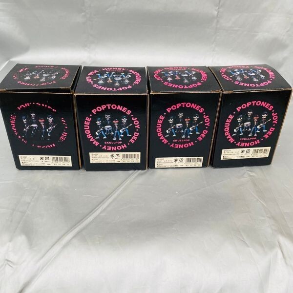 Ramones Figure Skullpop Poptones Vintage Set of 4 Full