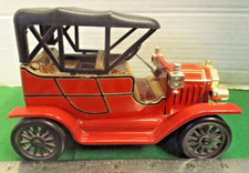 Rare Takatoku Toys Tin 1909 Ford Touring Car, Made in Japan Battery Operated