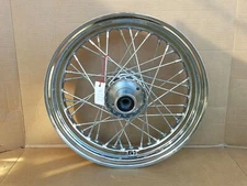 Front 3.00x16 Chrome 40 Spoke Wheel Harley Heritage Softail Wide Glide 1984-1999