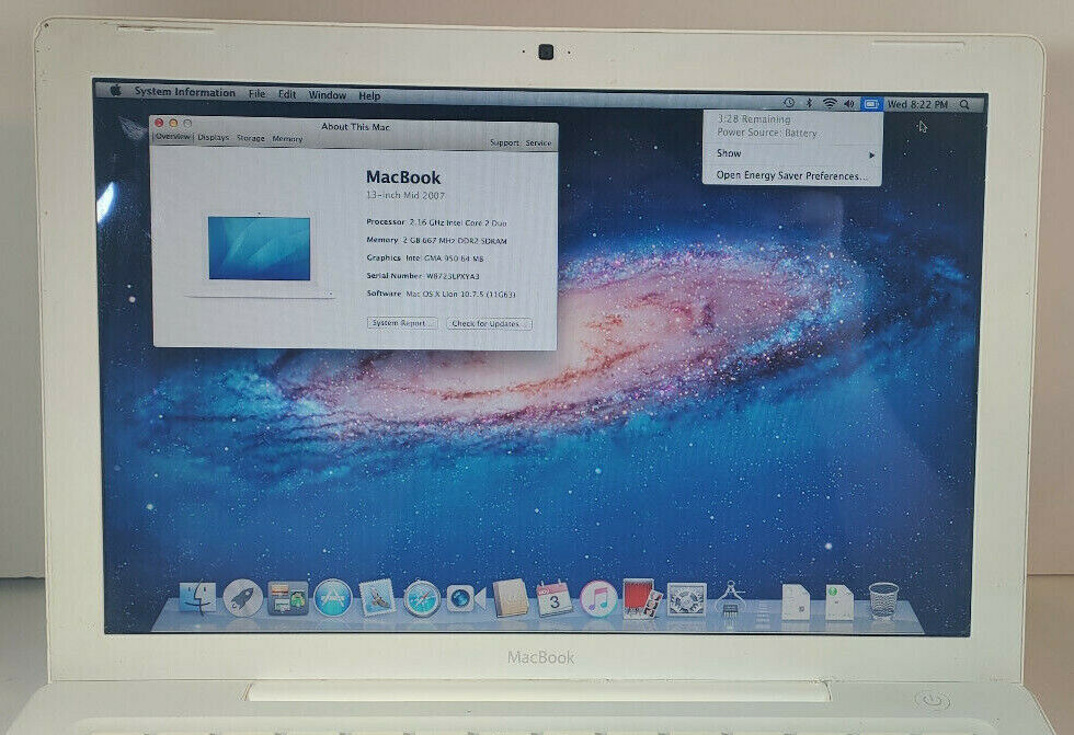 Apple MacBook A1181 2007 13.3 Apple MacBook A1181 2007 13.3