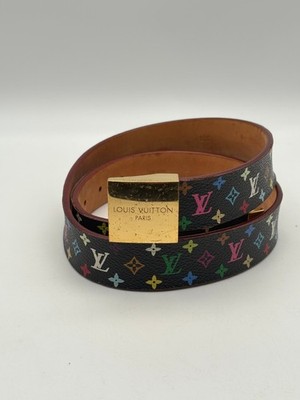 Authentic LV black multicolor belt LV x TM LV D-Ring 30mm Belt Monogram Other - Accessories  main image 3