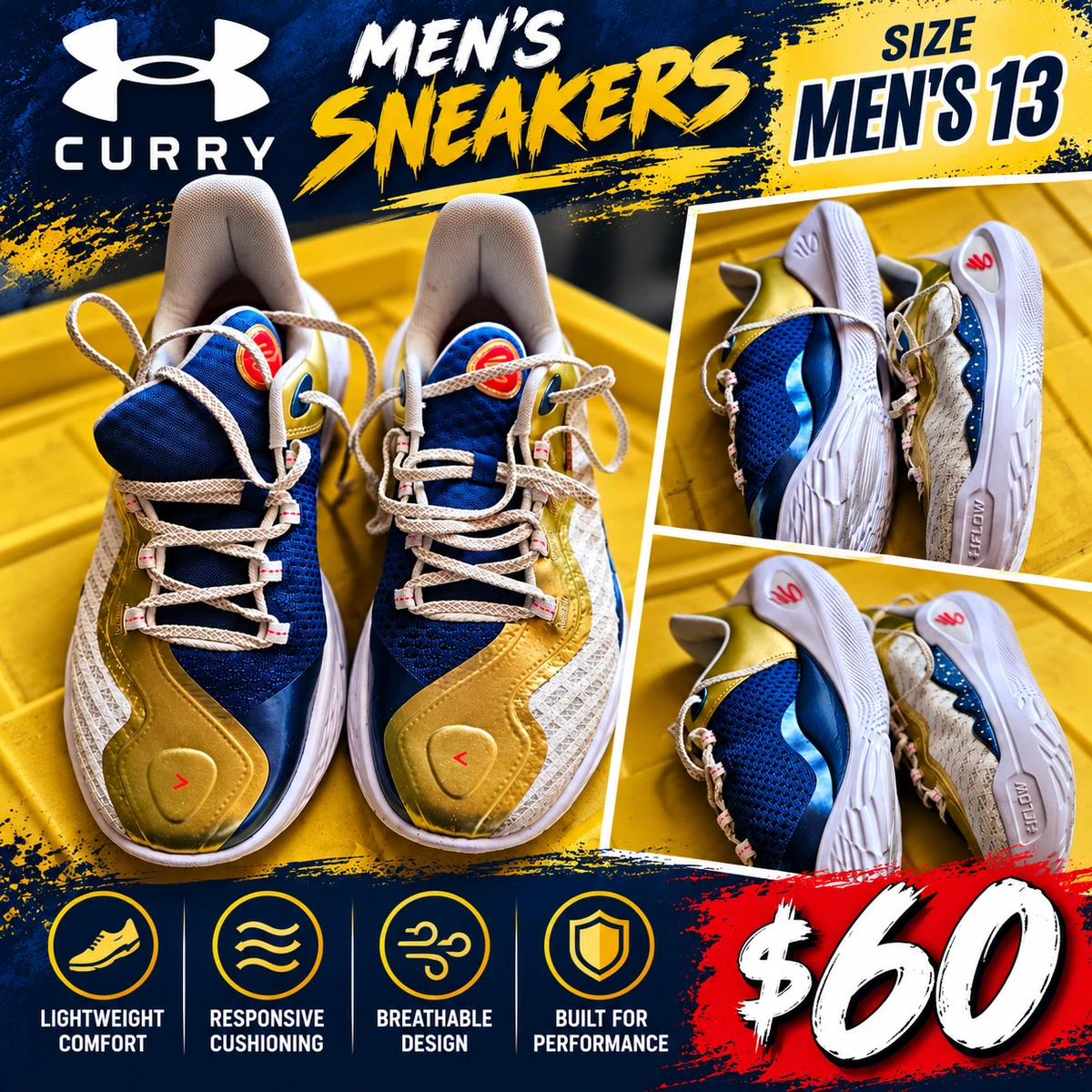 25+ Under Armour Curry 13 Blue for sale | Updated Oct 2026
