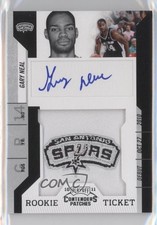 2010-11 Playoff Contenders Patches Rookie Ticket Auto Gary Neal #170 Auto 0s3