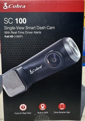 Cobra SC 100 Single-View Smart Dash Cam Full HD FREE SHIPPING!