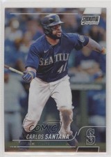 2022 Topps Stadium Club Chrome Refractor Carlos Santana #85 0r5k