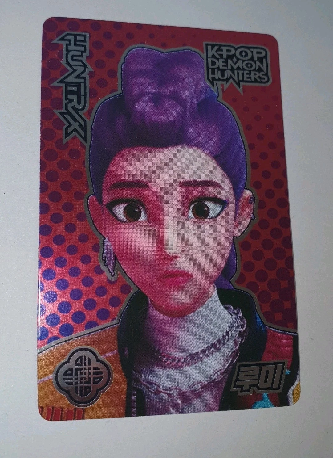 KPOP DEMON HUNTERS CARD Huntrix Rumi Acrylic Card