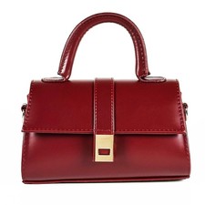 MOON CANTA Mini Crossbody Bag for Women   Small Faux Leather Shoulder Purs