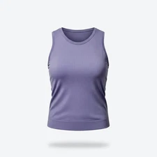 ATHLETA In Motion Seamless Tank Top L Aurora Purple performance workout yoga