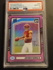 2024 i Donruss - Rated Rookie Jayden Daniels #389 Optic Preview Pink Prizm (RC)