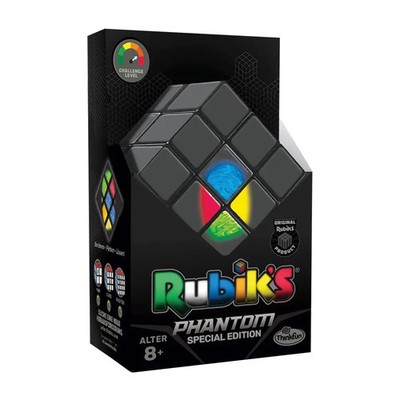 ThinkFun 76514 Rubik's Phantom, der Zauberwürfel 3x3 von Rubik's im schwarzen Ge