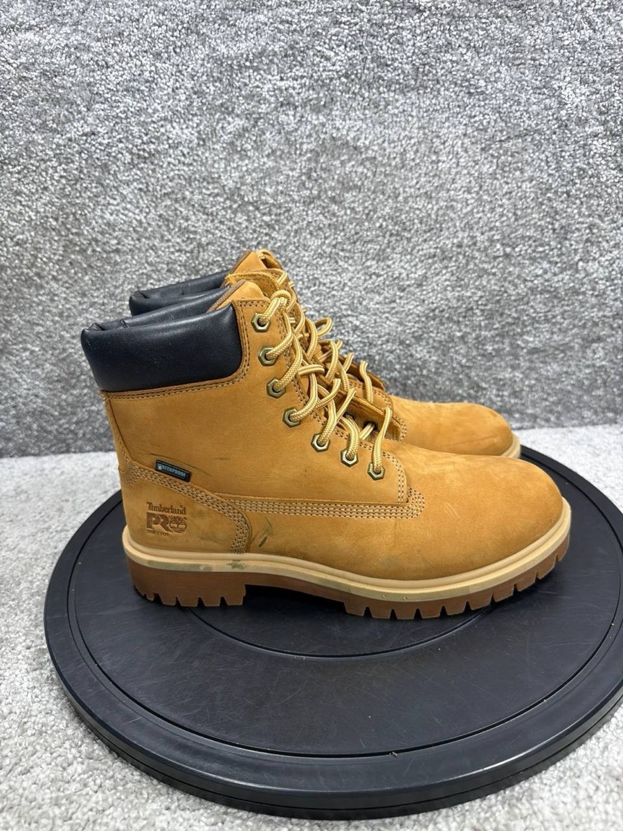 Timberland Pro Boots Womens 8 M Direct Attach Soft Toe Work Wheat