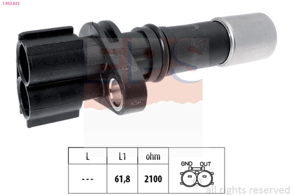 Kurbelwellensensor Impulsgeber Eps 1.953.633 FüR Corolla Toyota Rav Verso Auris-image