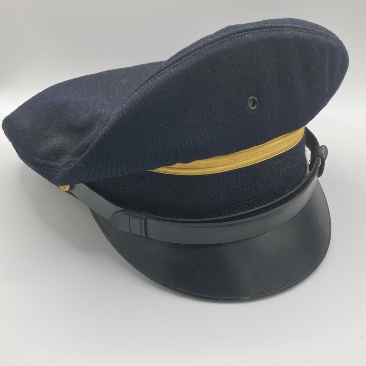 Vintage Bancroft Army Cap Navy Blue Size 6 3/4 Militaria | eBay