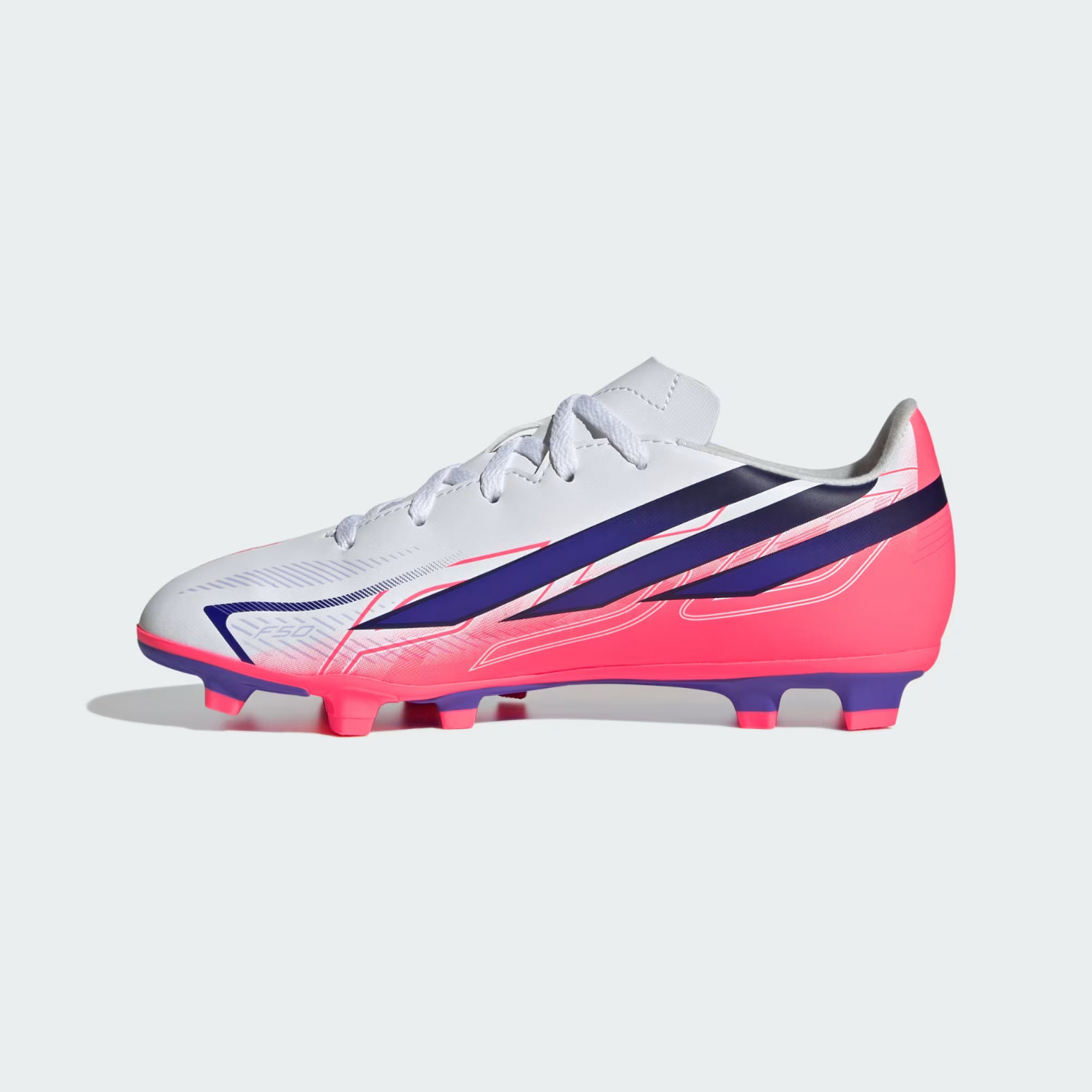 ADIDAS F50 HYPERFAST CLUB FG MG Scarpe Calcio Bambino KK1308 Multi Terreno foto 6