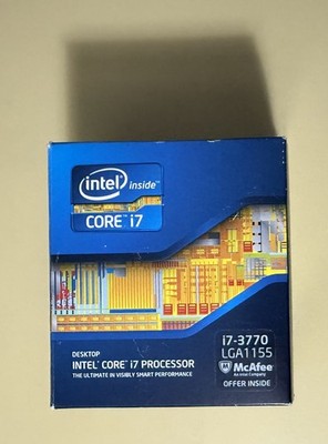 BOX ONLY - NO CPU - Intel i7-3770 Box with NEW Heat Sink and Fan - NO PROCESSOR