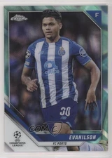 2021-22 Topps Chrome UCL Aqua Lava Refractor Evanilson #118