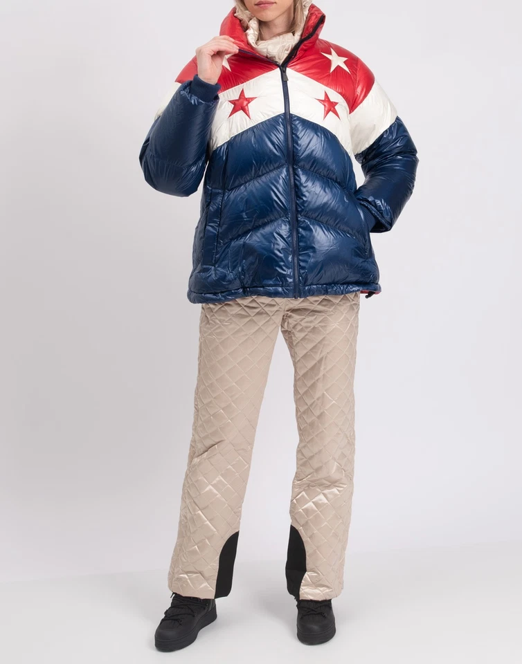 RRP€884 PERFECT MOMENT ALLIED 700FP Down Puffer Jacket Size M AIRTASTIC Quilted - Image 2 of 4