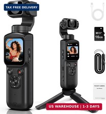 4K Vlogging Camera 330 Rotating Lens Digital Pocket Cameras for YouTube