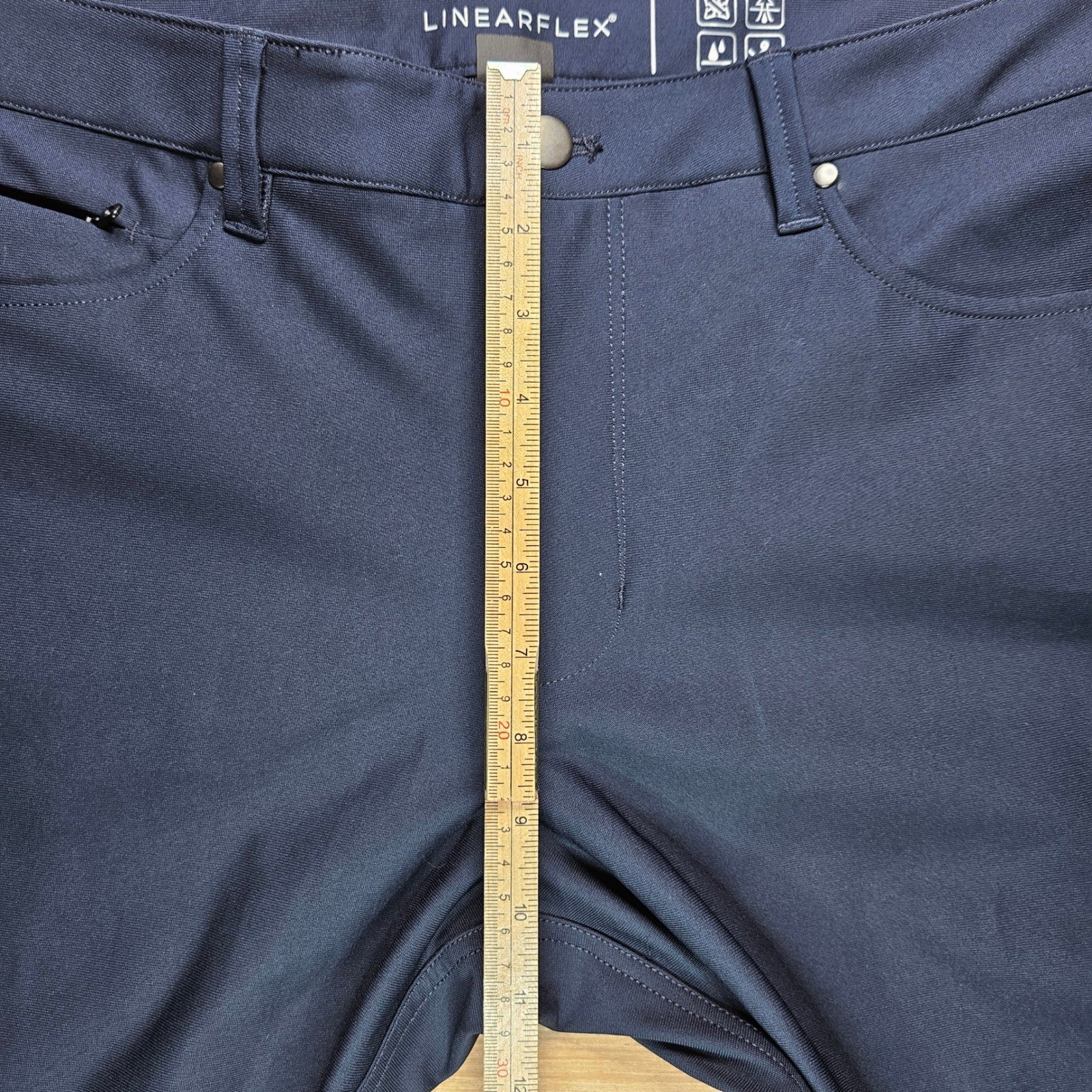 LINEARFLEX Men Navy Blue Performance Stretch Pant… - image 6