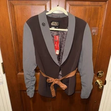 NWT Women’s Disney Robe Factory Star Wars Women's Rey Blazer Jacket Size XXL New