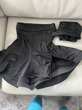 Black Dance Skirt Size Medium Tango, Hustle, Waltz- REDUCED