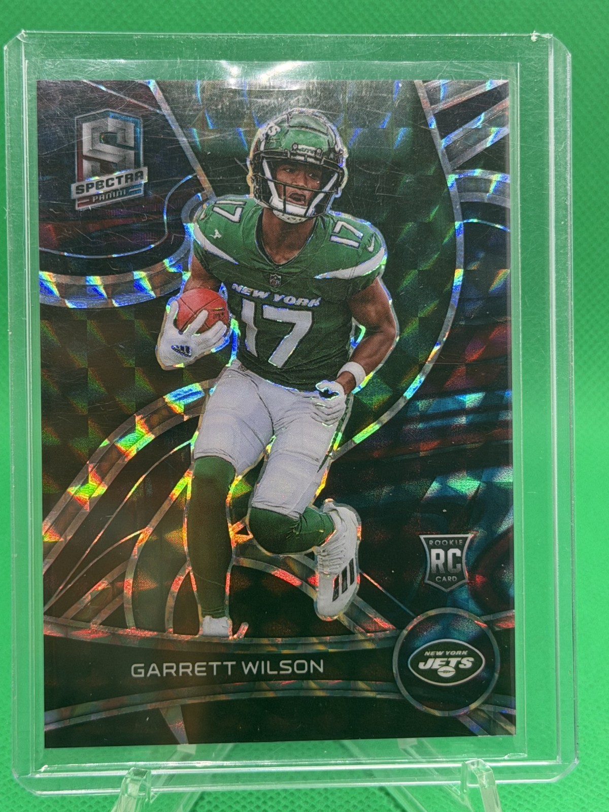 2022 Spectra Garrett Wilson #145 Interstellar Prizm RC /60