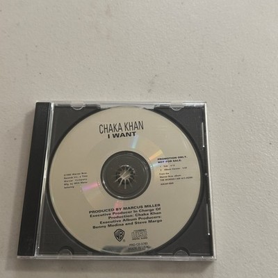 Chaka Khan   I Want CD Promo 1993 R&B Soul Pop Warner Bros.
