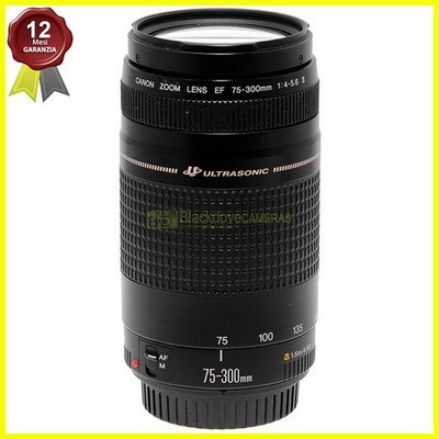 Canon EF 75/300mm f4-5.6 USM II AF FX Zoom Lens For EOS SLR Cameras