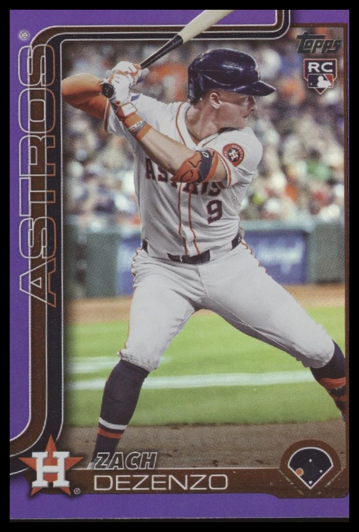 2025 Topps #89 Zach Dezenzo Purple Foil /250 RC