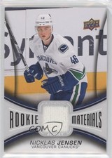 2013-14 Upper Deck Rookie Materials Nicklas Jensen #RM-NJ i9i