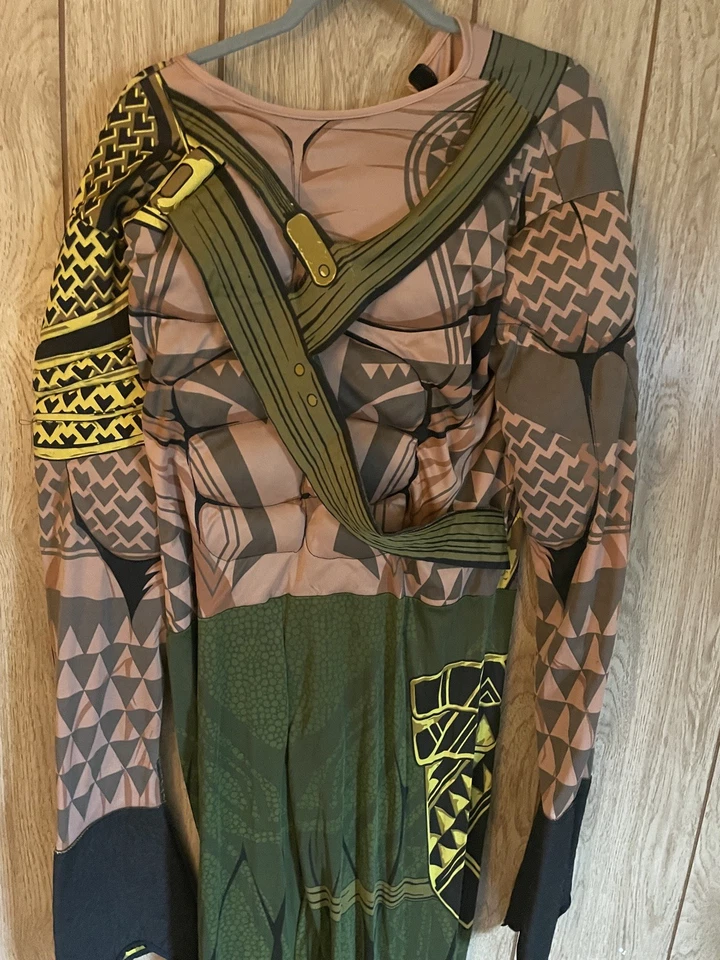 Disfraz Clásico Adulto Hombre Aquaman Batman vs Superman Héroe Muscular Talla Única Foto 4 de 4