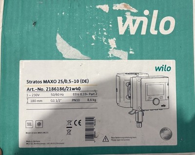 Wilo Stratos Maxo 25 / 0,5 - 10  , Hocheffizienzspumpe - Heizungspumpe - NEU 