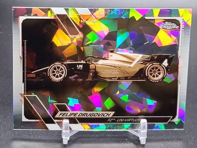 2021 Topps Chrome F1 F2 Sapphire Felipe Drugovich #118 Negative Sepia /100 RC
