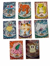 Lotto 8 Carte Pokémon TOPPS Vintage 1999 (Serie 1 ITA) + RATICATE FOIL