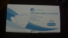 3-Ply Disposable Surgical Face Masks - Pack Of 50