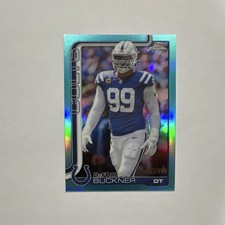 2025 Topps Chrome Football DeForest Buckner Indianapolis Colts Numbered /299