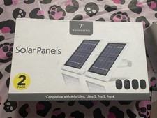Solar Power Panel for Arlo Ultra, Ultra 2, Pro 3, Pro 4 Outdoor Security Camera