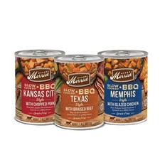 Merrick Slow-Cooked BBQ Wet Dog Food Variety Pack w/ Real Beef, Pork  Chicken