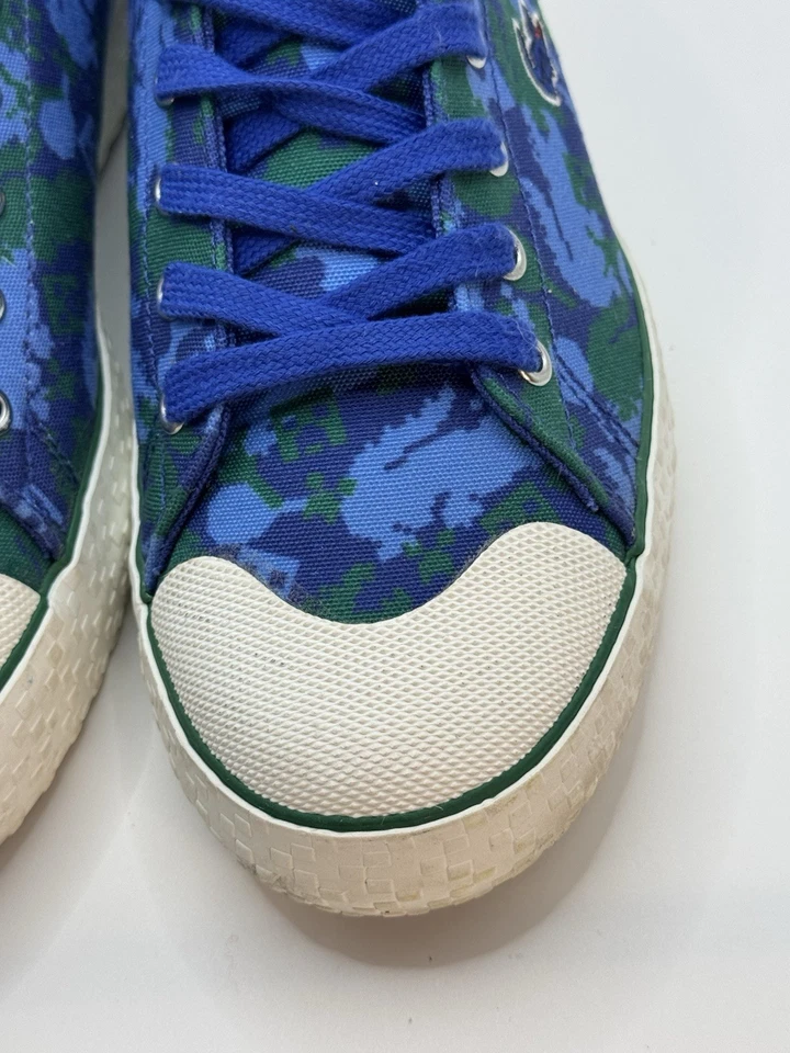 Zapatos de tenis Lacoste x Minecraft de lona con cordones, zapatillas talla 5 jóvenes mujeres 7 Foto 3 de 4